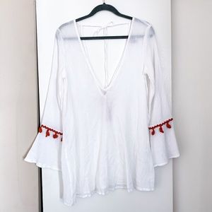 ASOS White Swim Cover Up
